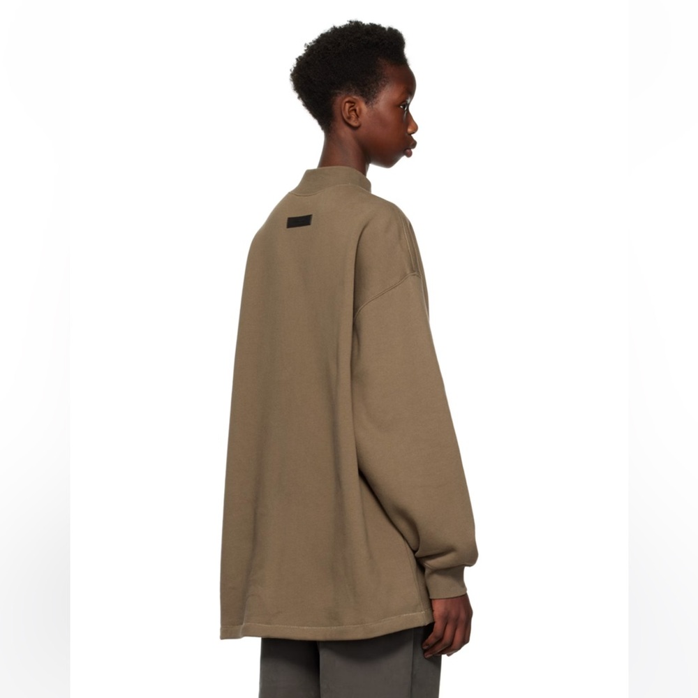 NWT Fear of God Essentials Brown Sweatshirt XS